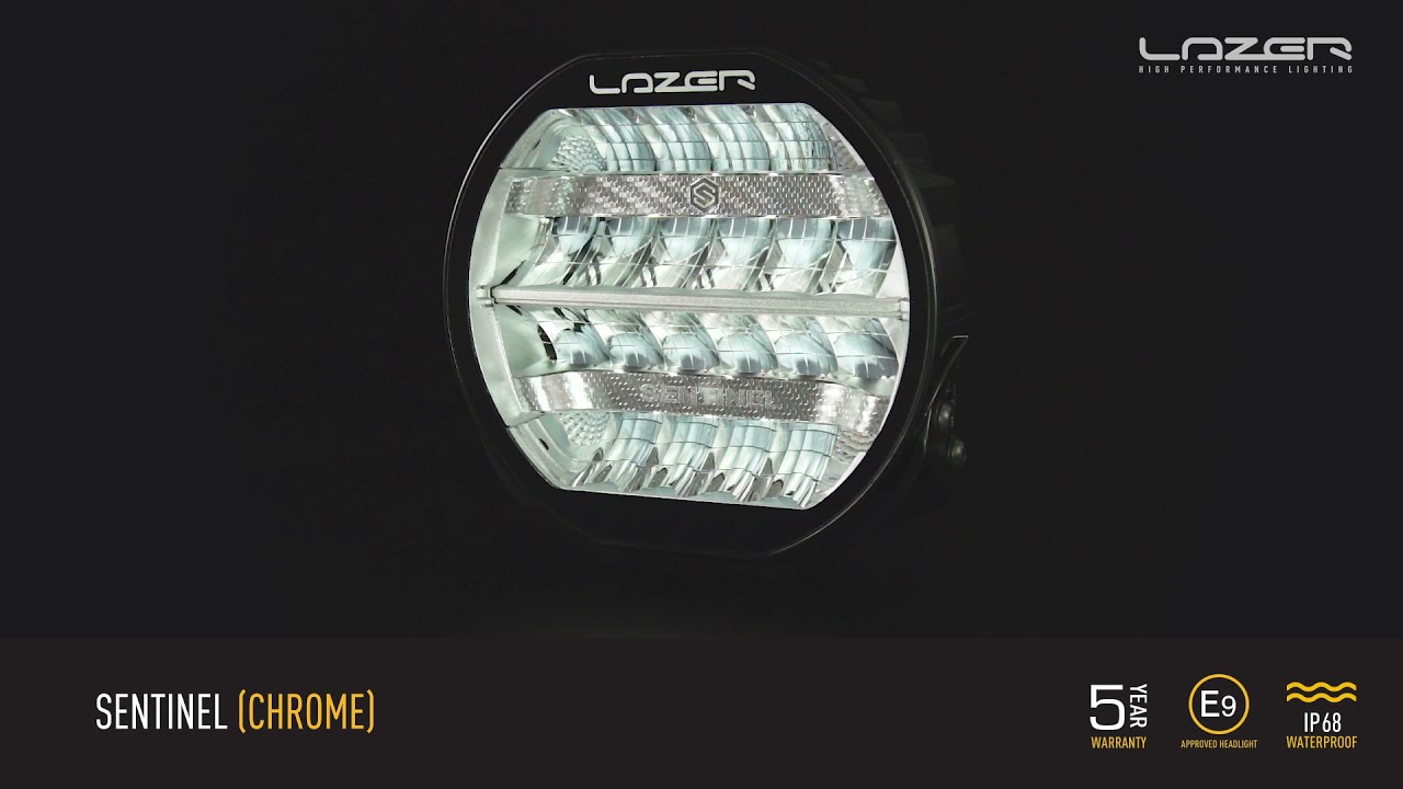 LAZER LAMPS | Sentinel 9" (Chrome)