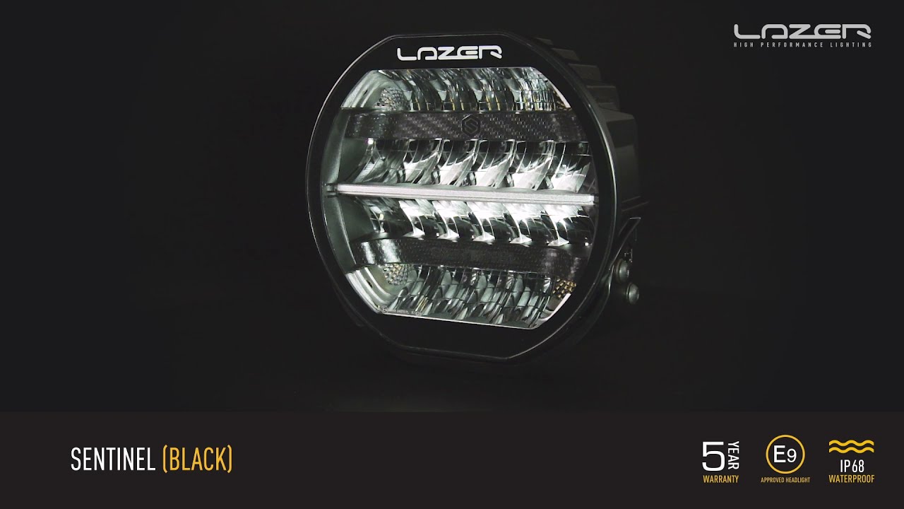 LAZER LAMPS | Sentinel 9" (Black)