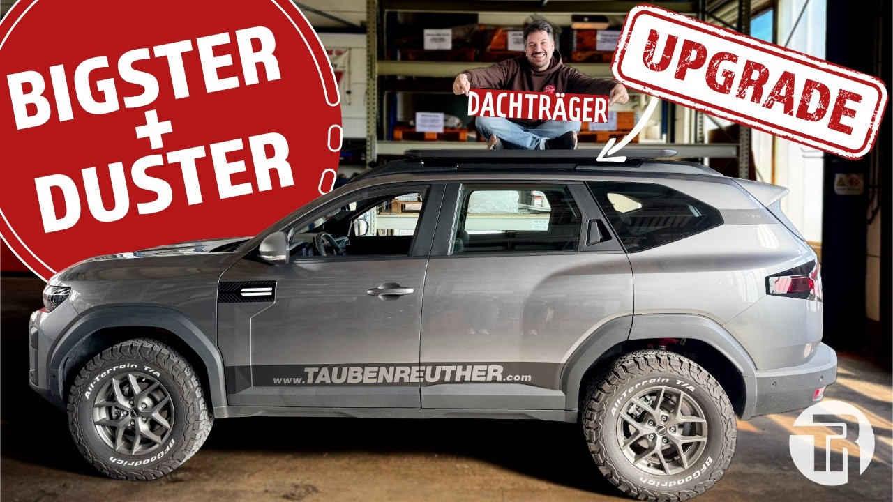 Dacia Bigster & Duster: Universal Dachträger Halterung für Querträger & Plattform