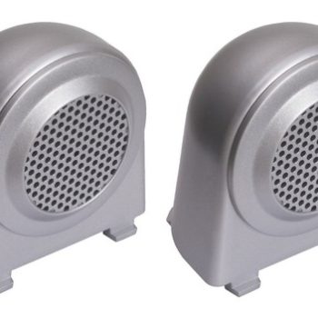 Tweeter Speaker Enclosures, Brushed Silver, 07-10 Jeep Wrangler (JK) Αξεσουάρ Εσωτερικού XTREME4X4