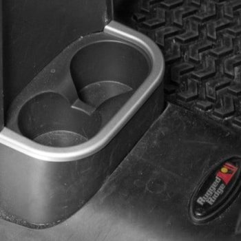 Rear Cup Holder Trim, Brushed Silver, 07-10 Jeep Wrangler Αξεσουάρ Εσωτερικού XTREME4X4