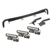 Windshield LED Light Bar, 97-06 Jeep Wrangler TJ/LJ Offroad Look XTREME4X4