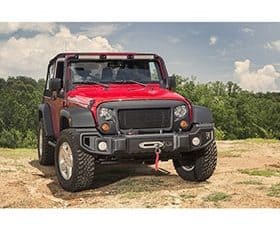 Προφυλακτήρας Εμπρός Rugged Ridge Spartacus Front Bumper, Satin Black 07-16 Jeep Wrangler JK Wrangler JK XTREME4X4