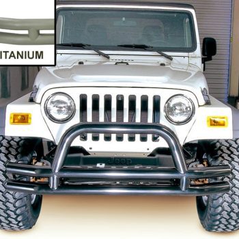 Μπροστινός σωληνωτός προφυλακτήρας Titanium  Wrangler &  CJ  76-06 Προφυλακτήρες YJ XTREME4X4