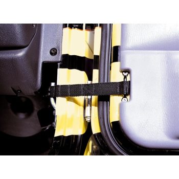 Half Door Inserts black Wrangler 87-06 3τεμ Αξεσουάρ Πορτών XTREME4X4