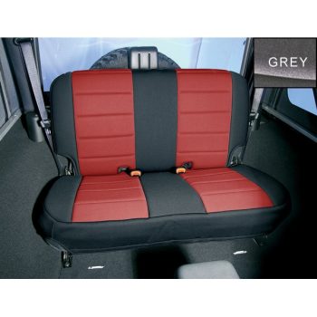 Κάλυμα Neopren  καθισμάτων πίσω μαύρο/ γκρί  Wrangler 03-06 Custom Neoprene XTREME4X4