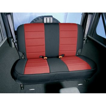 Κάλυμα Neopren  καθισμάτων πίσω μαύρο/ κόκκινο  Wrangler 97-02 Εσωτερικό TJ XTREME4X4
