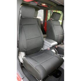 Καλύματα Neopren καθισμάτων εμπρός μαύρο/ μαύρο  Wrangler 07-08  (ζευγάρι)