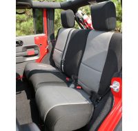 Κάλυμα Neopren καθισμάτων πίσω μαύρο/γκρί Wrangler 07-08 4d
