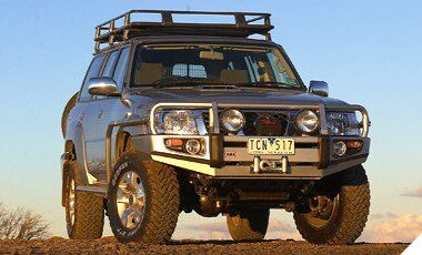Προφυλακτήρας με θέση εργάτη της ARB για Nissan Patrol GU/Y61/ GR από 10/04 και μετά χωρίς φτερά