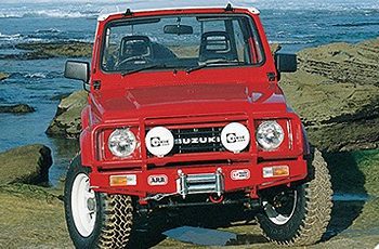 Προφυλακτήρας με θέση εργάτη της ARB για Suzuki Samurai . Προϊόντα 4x4 XTREME4X4