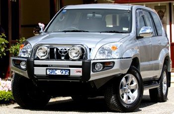 Προφυλακτήρας Sahara με θέση εργάτη της ARB για Toyota Landcruiser 120 Προϊόντα 4x4 XTREME4X4