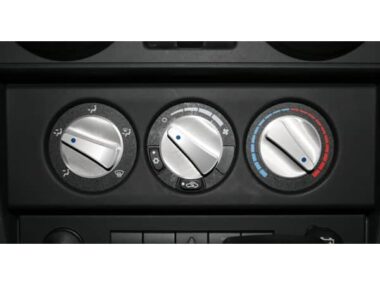 Κουμπί αλουμινίου Blue light A/C 07-09 Wrangler set 3pcs