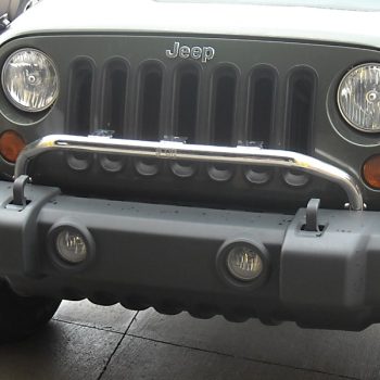 LIGHT BAR BUMPER MOUNTED, POLISHED STAINLESS STEEL, RUGGED RIDGE, JEEP WRANGLER (JK) 07-09 Αξεσουάρ JK XTREME4X4