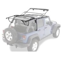 Soft Top Rugged Ridge για Wrangler JK , 2doors Black Diamond Sail Cloth Soft / Hard Top JK XTREME4X4