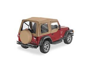 Soft Top για Wrangler TJ 97-02 . Περιλαμβάνει μαλακές επάνω πόρτες για χρήση με μεταλλικές μισές πόρ Soft / Hard Top TJ XTREME4X4