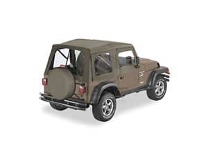 Soft Top για Wrangler TJ 03-06 . Περιλαμβάνει μαλακές επάνω πόρτες για χρήση με μεταλλικές μισές πόρ Soft / Hard Top TJ XTREME4X4