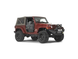 Μεταλλικές κοντές μισές πόρτες safari style για Wrangler JK 2007 Soft / Hard Top JK XTREME4X4