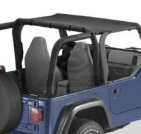 Μεταλλικό κάλυμα για τις μισές πόρτες safari style Wrangler TJ. Bikini TJ XTREME4X4