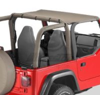 Μεταλλικό κάλυμα για τις μισές πόρτες safari style Wrangler TJ. Bikini TJ XTREME4X4