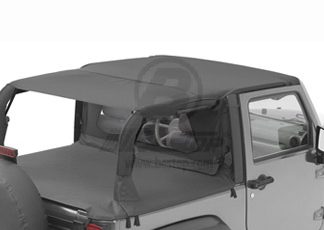 Soft Top Rugged Ridge για Wrangler JK , 2doors Black Diamond Soft / Hard Top JK XTREME4X4