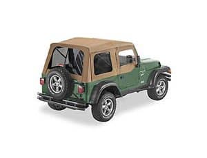 Soft Top για Wrangler TJ 97-02 . Περιλαμβάνει μαλακές επάνω πόρτες για χρήση με μεταλλικές μισές πόρ Soft / Hard Top TJ XTREME4X4