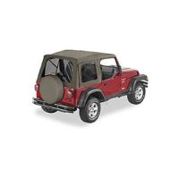 Soft Top για Wrangler TJ 03-06 . Περιλαμβάνει μαλακές επάνω πόρτες για χρήση με μεταλλικές μισές πόρ Soft / Hard Top TJ XTREME4X4