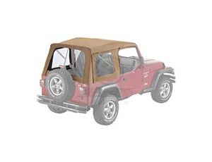 Soft Top μόνο το ύφασμα για Wrangler TJ 97-02 . Soft / Hard Top TJ XTREME4X4