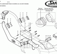 BP 51 SHOCK PRADO 150/FJ REAR Land Cruiser 120/150 XTREME4X4