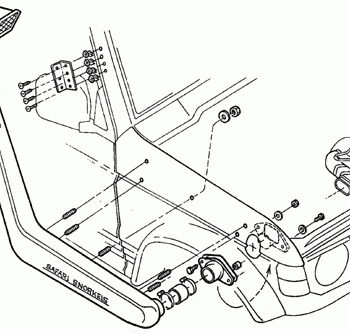 Safari Snorkel  Pajero V20 , 1990-1997 Sport XTREME4X4