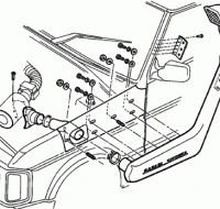 Συνεμπλόκ Defender Control Arm to Chassis (16mm ID) πίσω Defender XTREME4X4