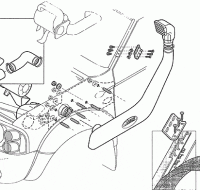 Safari Snorkel Nissan Patrol για κινητήρες 3,0lt Diesel 2005 και μετά  . Nissan XTREME4X4