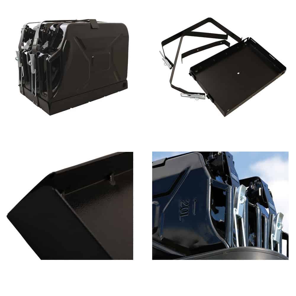 Front Runner Universal Double JERRY CAN Holder Front Runner , XTREME4X4