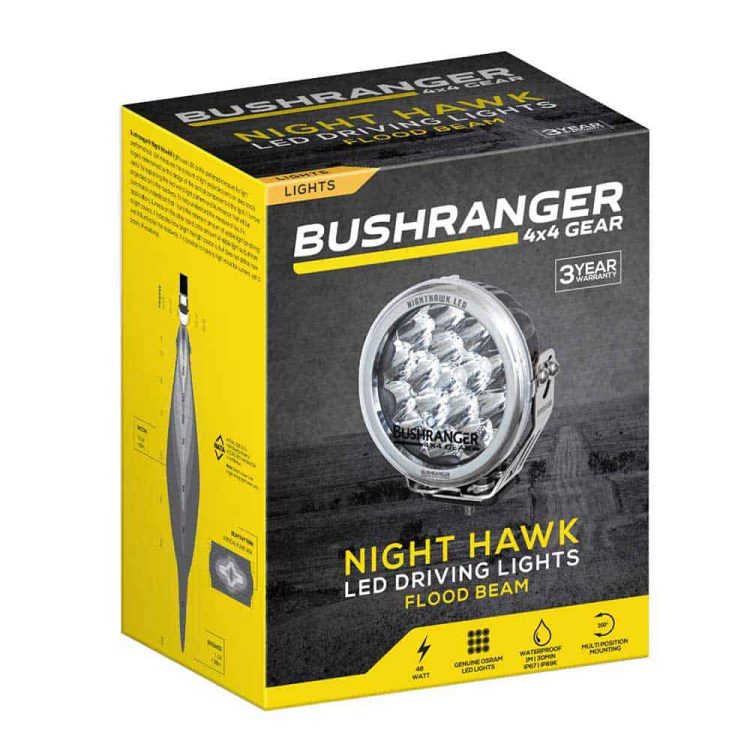 LED Driving Lights | Flood Beam Bushranger XTREME4X4