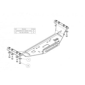 Βάση Εργάτη Mercedes Sprinter 4X4 W 906 NCV3 2006-2013 Βάσεις Εργατών XTREME4X4