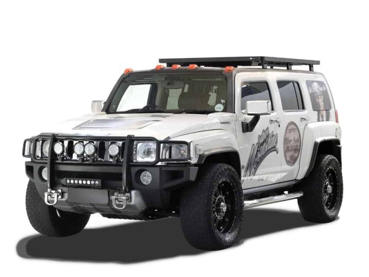 Hummer H3 Slimline II Roof Rack Kit / Tall – by Front Runner Front Runner XTREME4X4