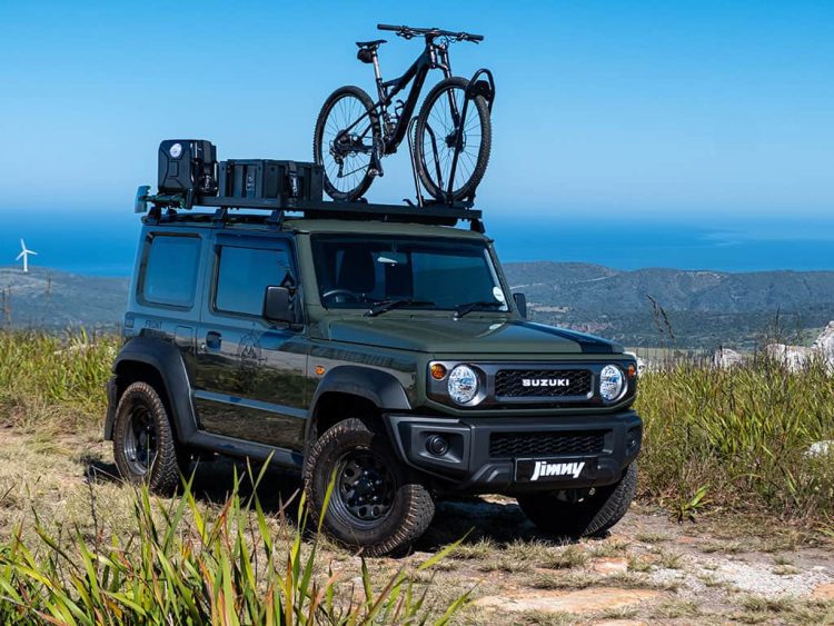 Suzuki Jimny (2018-Current) Slimline II Roof Rack / Tall – by Front Runner Front Runner XTREME4X4