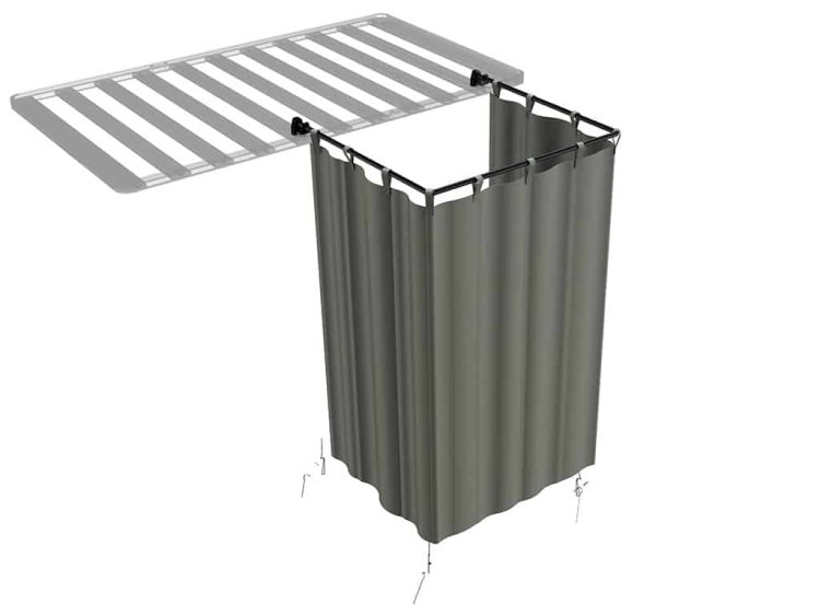 Rack Mount Shower Cubicle – by Front Runner Front Runner XTREME4X4