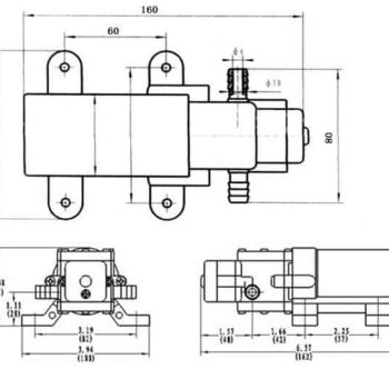 Surgeflow Compact Water System Pump / 3.8l Per Min Front Runner XTREME4X4