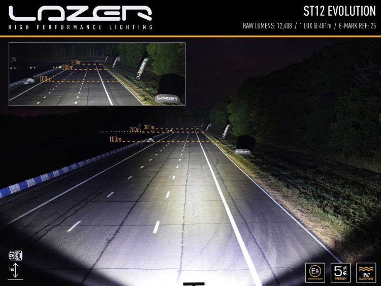 ST12 Evolution 12408 Lumens Προβολείς XTREME4X4