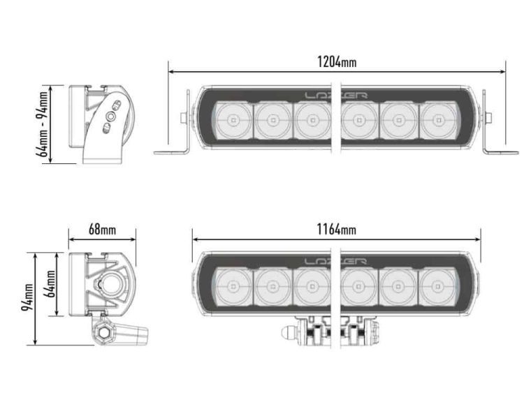 T28 Evolution 28952 Lumens Προβολείς XTREME4X4