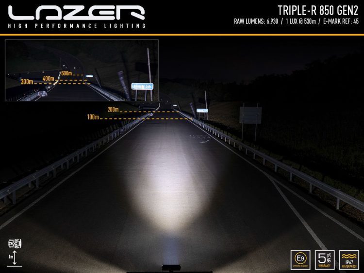 Triple-R 850 – Gen2 (με φώτα θέσης) 6930 Lumens Προβολείς XTREME4X4