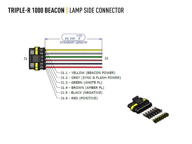 Triple-R 1000 Με φάρο 9240 Lumens Προβολείς XTREME4X4