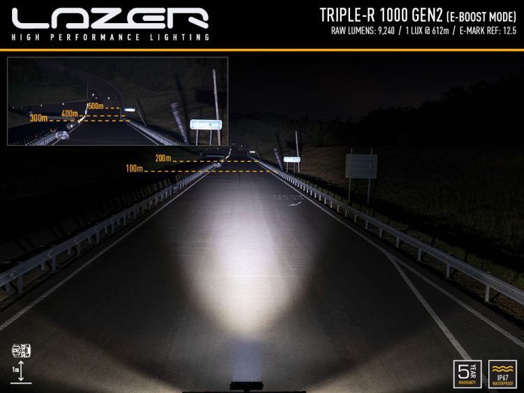 Triple-R 1000 Με φάρο 9240 Lumens Προβολείς XTREME4X4