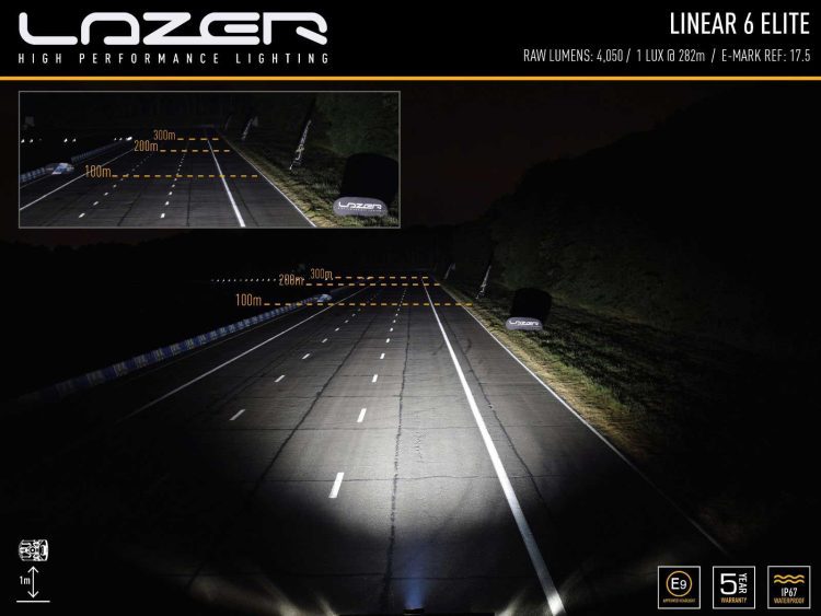 Linear-6 Elite 4050 Lumens Προβολείς XTREME4X4