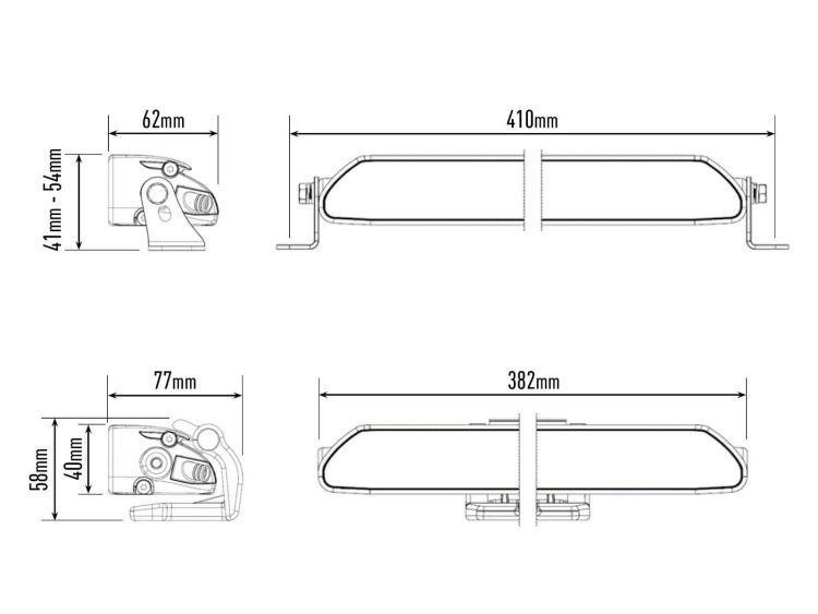 Linear-12 Elite 8100 Lumens Προβολείς XTREME4X4