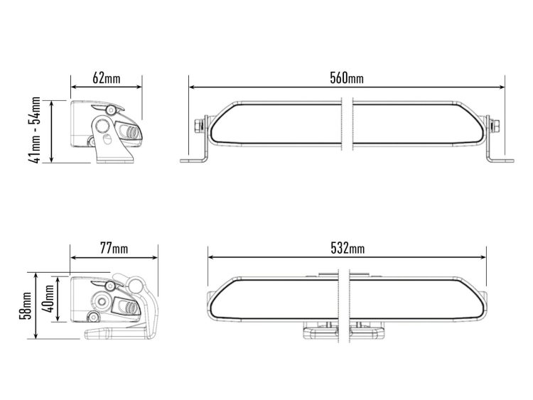 Linear-18 Elite με “Έξυπνα” φώτα πορείας 18000 Lumens Προβολείς XTREME4X4