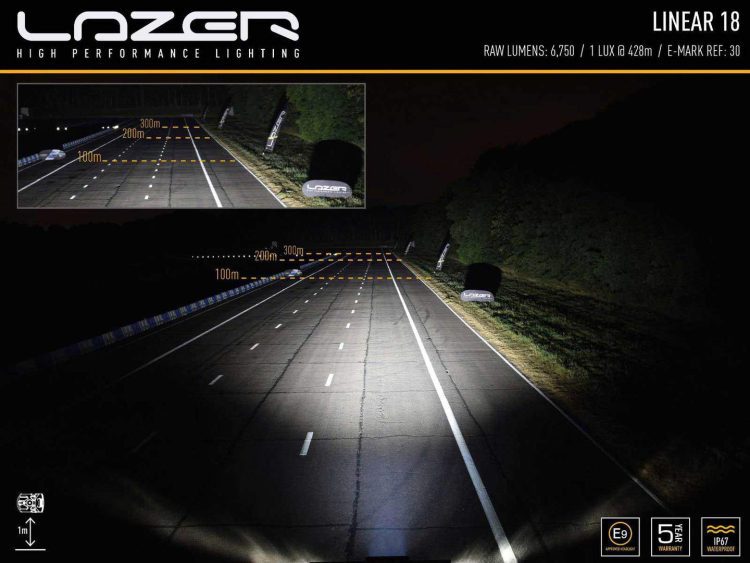 Linear-18 Std 6750 Lumens Προβολείς XTREME4X4