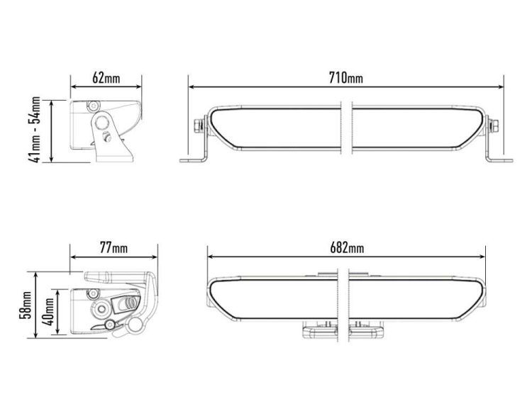 Linear-24 Flood 16200 Lumens Προβολείς XTREME4X4