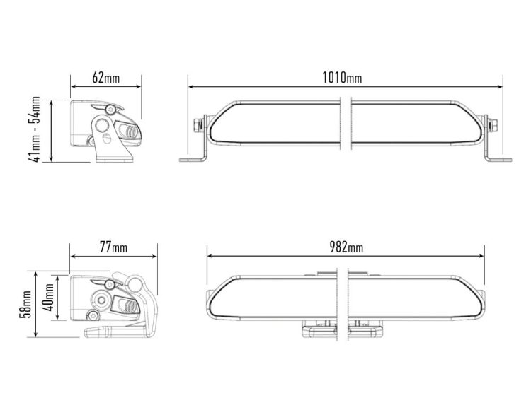 Linear-36 Std 13500 Lumens Προβολείς XTREME4X4